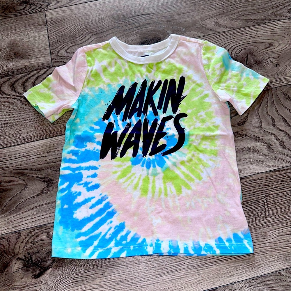 Kids tie dye shirt